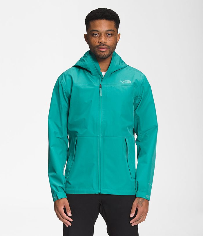 Casaca Impermeable The North Face Hombre Dryzzle Futurelight™ Verde - Peru 89120RAUF